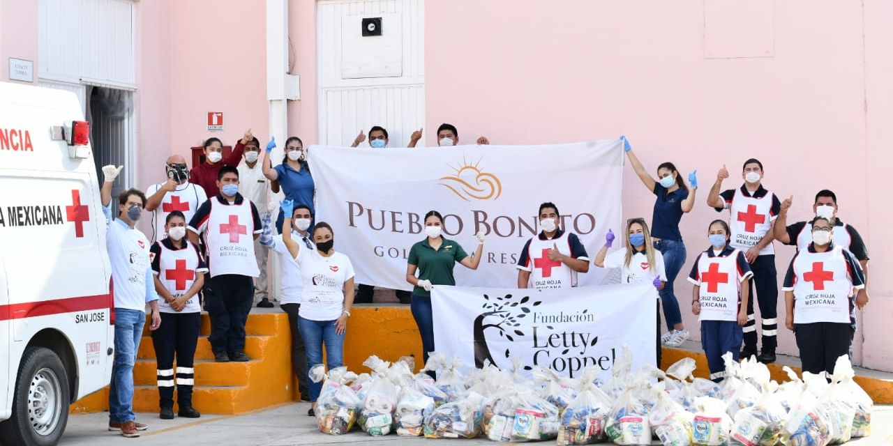 Fundación de Pueblo Bonito dona 2,000 despensas más a Alianza Comunitaria de BCS